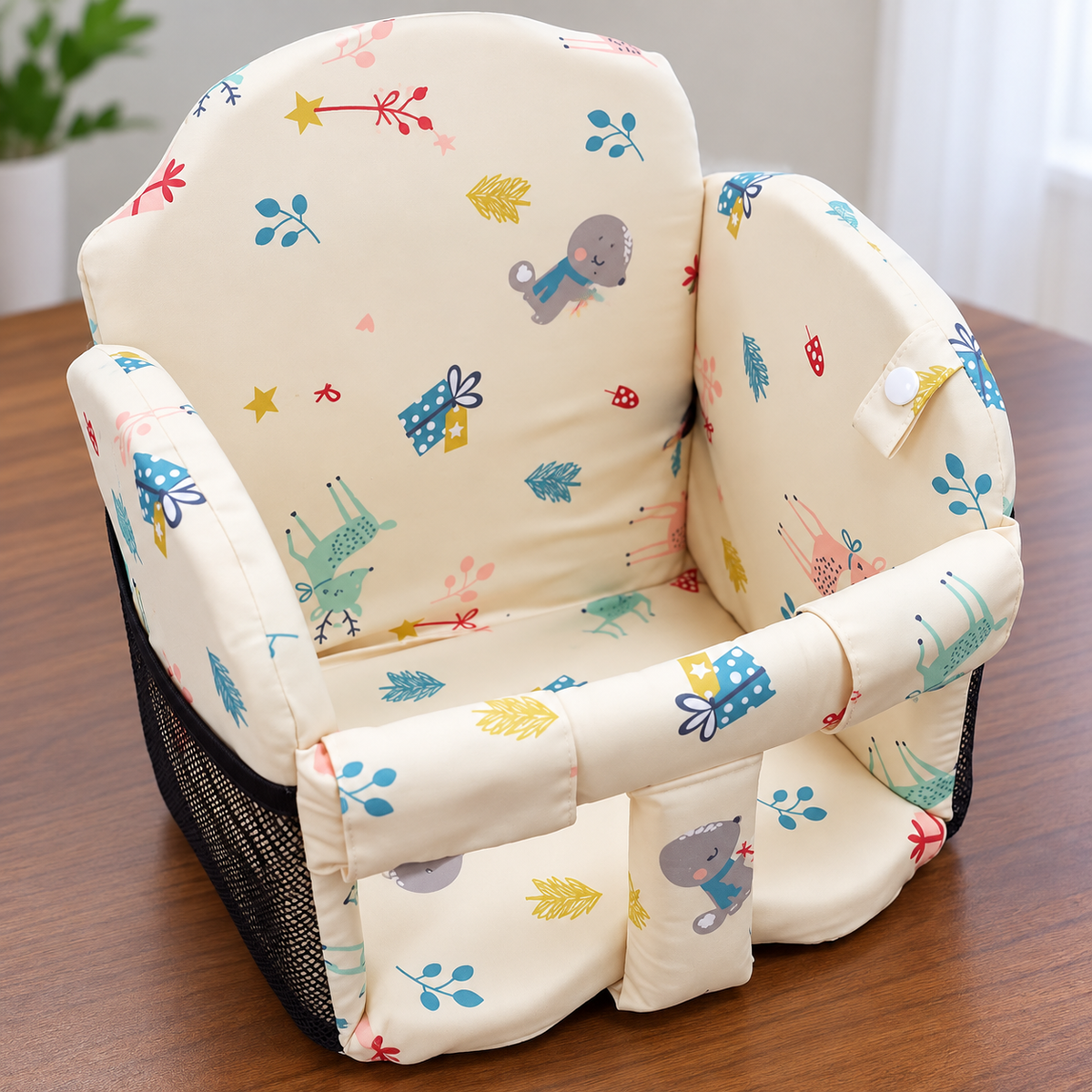 Cojín desmontable para el asiento del carrito de compras para bebés